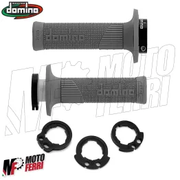 MF4164 - Manopole + Ghiere Domino D100 Grigio Yamaha YZ 250F 450F / WR 250F 450F 2