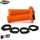 MF4165 - Manopole + Ghiere Domino D100 Arancione Honda CRF 250R 250X 450R 450X