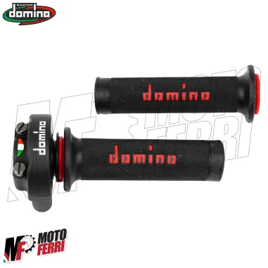 MF4166 Comando Gas Rapido Domino Racing XM2 con 3 Ghiere 2 Fili Univesale Moto