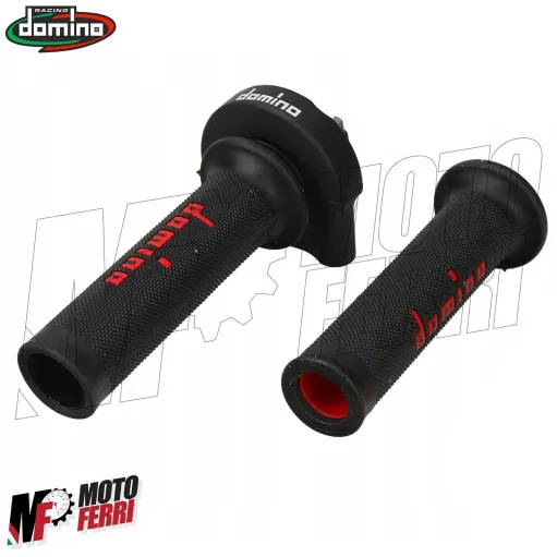 MF4166 Comando Gas Rapido Domino Racing XM2 con 3 Ghiere 2 Fili Univesale Moto
