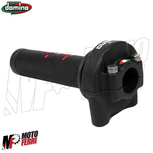 MF4166 Comando Gas Rapido Domino Racing XM2 con 3 Ghiere 2 Fili Univesale Moto