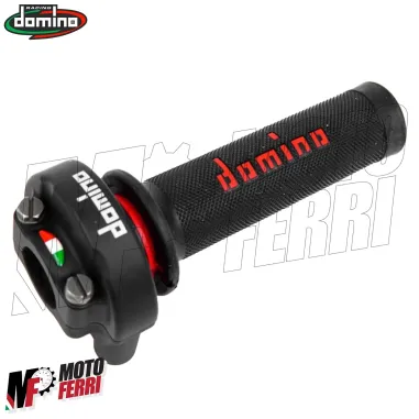 MF4166 Comando Gas Rapido Domino Racing XM2 con 3 Ghiere 2 Fili Univesale Moto