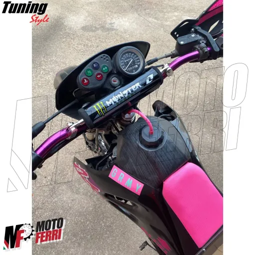 MF4172 Paracolpi Manubrio Traversa Monster Universale Scooter Moto Naked Cross