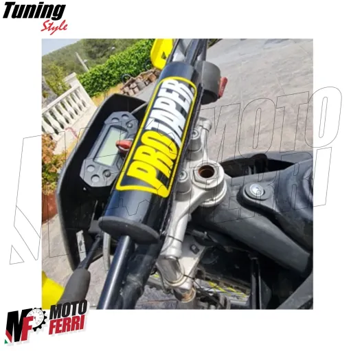 MF4172 Paracolpi Manubrio Traversa Rockstar Universale Scooter Moto Naked Cross