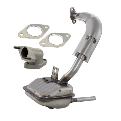 KIT MARMITTA SITO + COLLETTORE + 2 GUARNIZIONI PIAGGIO VESPA 50 SPECIAL R L N