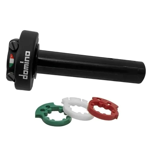 MF3961 Comando Gas Rapido Domino Racing XM2 con 3 Ghiere 2 Fili Univesale Moto