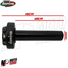 MF3961 Comando Gas Rapido Domino Racing XM2 con 3 Ghiere 2 Fili Univesale Moto 2