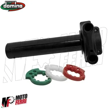 MF3961 Comando Gas Rapido Domino Racing XM2 con 3 Ghiere 2 Fili Univesale Moto