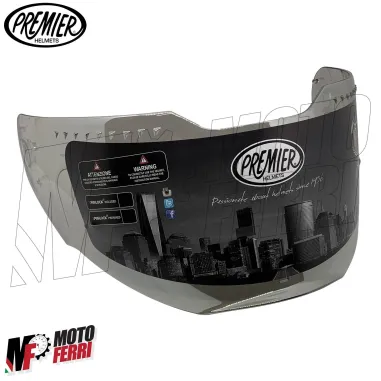 MF4209 - Visiera Fume' Specchiata Originale per Casco Premier Vyrus / Delta