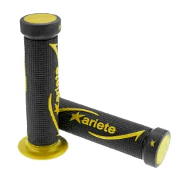 MF4216 - Manopole Ariete Road Nero/Giallo Universale Moto Yamaha Honda Benelli