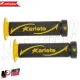MF4216 - Manopole Ariete Road Nero/Giallo Universale Moto Yamaha Honda Benelli