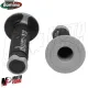MF4218 - Manopole Domino Racing Nero / Grigio Soft Grips Moto Cross Universali