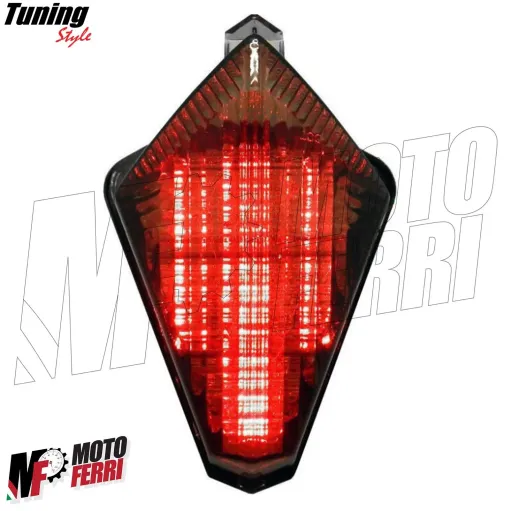 MF1469 Stop Faro Fanale Posteriore Led Fume con Frecce Yamaha YZF-R1 2007/2008