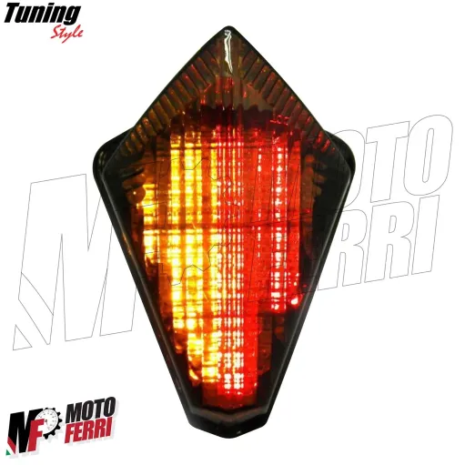 MF1469 Stop Faro Fanale Posteriore Led Fume con Frecce Yamaha YZF-R1 2007/2008