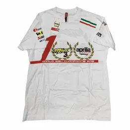 MF4242 - Maglia Originale Aprilia Racing Max Biaggi SBK World Champion Taglia M