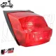 MF1059 - Fanale Faro Posteriore Stop Rosso Vespa PX PE 125 150 200 Prima Serie