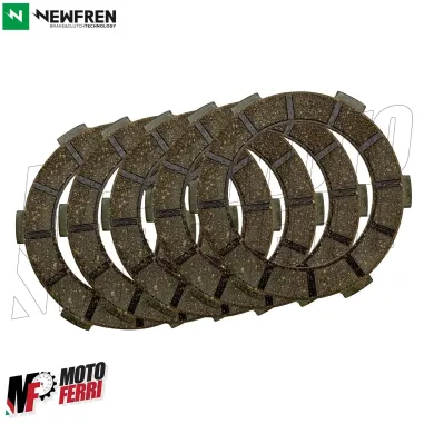 MF4020 Kit 5 Dischi Frizione 6 Tacche Newfren F1589A Motore Minarelli P4 / P6
