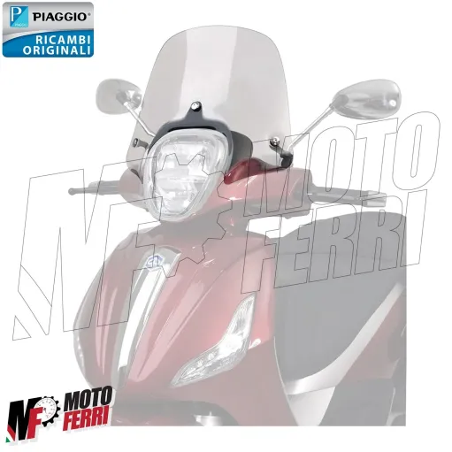 MF4259 - Cupolino Parabrezza Trasparente Originale Piaggio Beverly 125 300 350