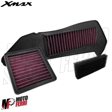 MF4261 Kit 2 Filtro Aria Sportivo per Yamaha XMax 300 dal 2017 al 2025