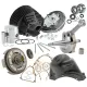 MF1568 Kit Modifica Vespa Ape Cilindro Polini 130 Albero Motore Campana Cuffia