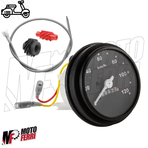 MF4275 Kit Contachilometri + Corda + Rocchetti 120Km/h per Vespa PK S 50 125