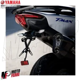 MF1683 Portatarga Sportivo + Luce Targa Originale Yamaha TMax 560 2020 / 2021 2