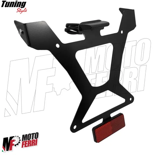 MF4277 Portatarga Sportivo + Luce Targa Catadriotto Yamaha TMax 500cc 2001/2007