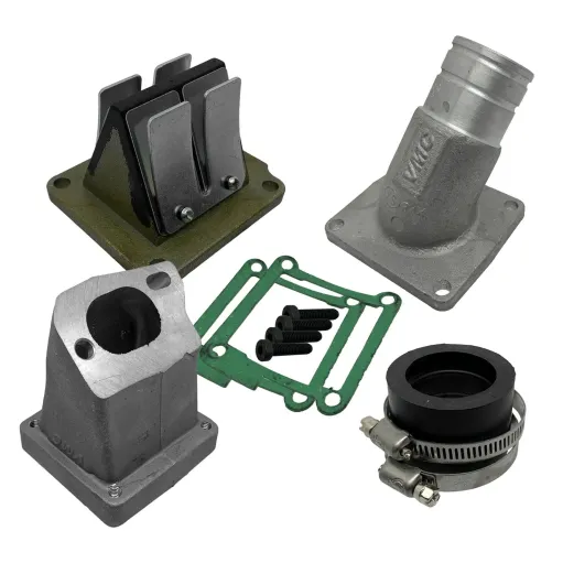 MF4279 Collettore Lamellare Cilindro Girato VMC 2/3 Fori Vespa 50 125 Special PK