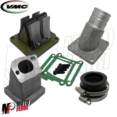 MF4279 Collettore Lamellare Cilindro Girato VMC 2/3 Fori Vespa 50 125 Special PK