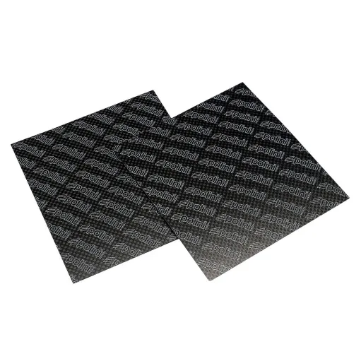 MF4281 - 2 Fogli Lamelle Fibra Carbonio Polini Spessore 0,40 Scooter Moto Vespa