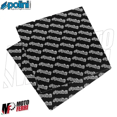 MF4281 - 2 Fogli Lamelle Fibra Carbonio Polini Spessore 0,40 Scooter Moto Vespa