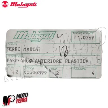 MF429x - Parafango Anteriore Bianco Originale Malaguti Fifty 50cc Prima Serie