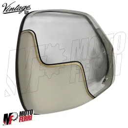 MF4296 Cupolino Windline Vintage Bianco Universale Moto Vespa Ciclomotore Epoca 2
