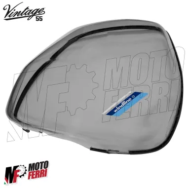 MF4298 - Cupolino Windline Vintage Fumè Universale Moto Vespa Ciclomotore Epoca
