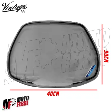 MF4298 - Cupolino Windline Vintage Fumè Universale Moto Vespa Ciclomotore Epoca