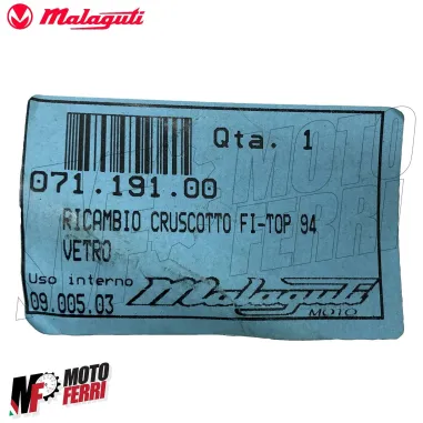 MF430X - Cover + Vetro Cruscotto Strumentazione per Malaguti Fifty TOP 1994/1997