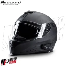 MF4050 Kit 2 Interfono Midland BT Rush Mesh & Bluetooth Moto Scooter 2 Caschi 2