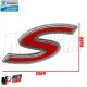 Targetta S Logo Sport Piaggio per Vespa GTS / Primavera / Sprint / LX 50 125 300