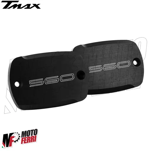 MF4331 - Coperchi CNC Vaschetta Pompa Freno per Yamaha TMax 560 mod 2020 / 2024
