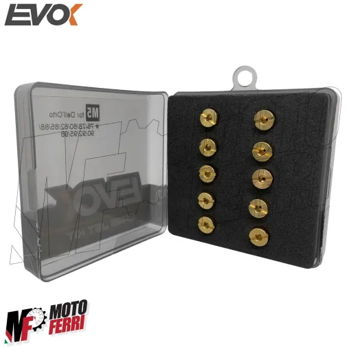 MF4338 Kit 10 Getti Massimo Evok da 75 a 98 per Carburatore Dellorto PHBG 19 21