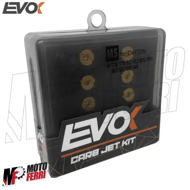 MF4338 Kit 10 Getti Massimo Evok da 75 a 98 per Carburatore Dellorto PHBG 19 21