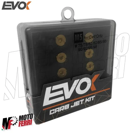 MF4338 Kit 10 Getti Massimo Evok da 75 a 98 per Carburatore Dellorto PHBG 19 21