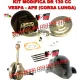 KIT CILINDRO MODIFICA VESPA 125 ET3 GRUPPO TERMICO 130 DR ALBERO MOTORE CUFFIA