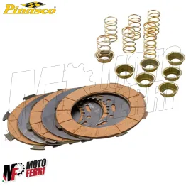KIT DISCHI FRIZIONE 7 MOLLE + BICCHIERI PINASCO VESPA PX RALLY COSA 200 - T5 125 2