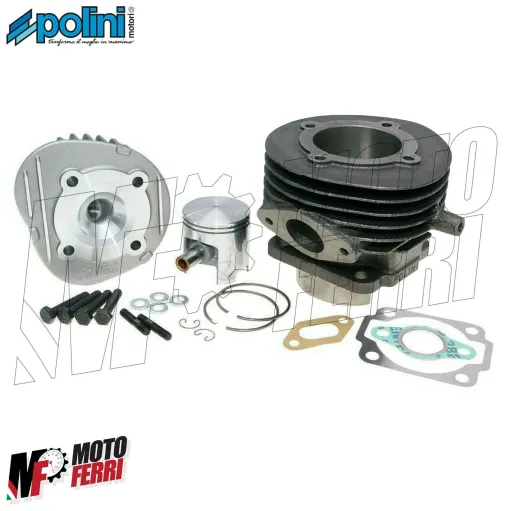 KIT CILINDRO Dm 50 POLINI RACING 85 / 90 CC VESPA 50 SPECIAL R L PK S XL APE con Testa Racing