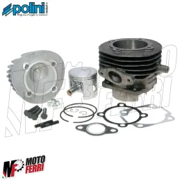KIT GRUPPO TERMICO POLINI CILINDRO DM 57,5 115cc MODIFICA MOTORE APE 50 VESPA PK 2