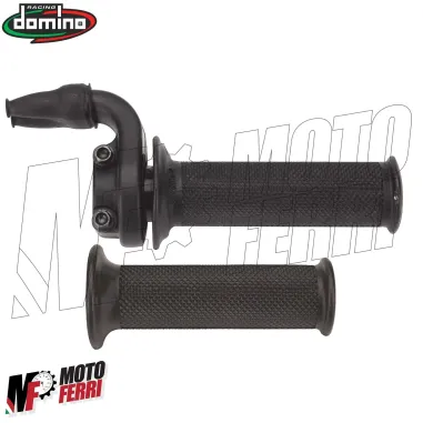 MF4356 Comando Gas Rapido Domino Racing KRR Nero 2 Cavi per Moto Univesale