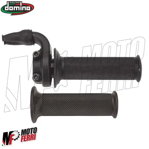 MF4356 Comando Gas Rapido Domino Racing KRR Nero 2 Cavi per Moto Univesale