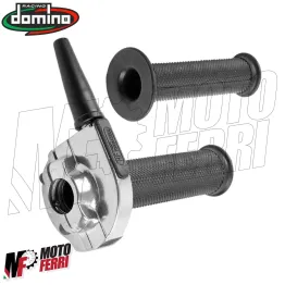 MF4357 Comando Gas Rapido Domino HF Alluminio Brillantato per Moto Epoca Vintage 2
