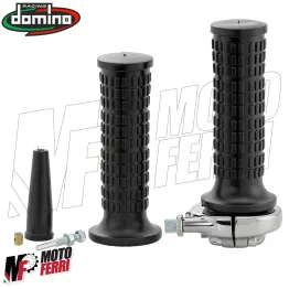 MF4358 Kit Comando Gas Domino Lario in Zama Cromato per Moto Epoca Vintage 2